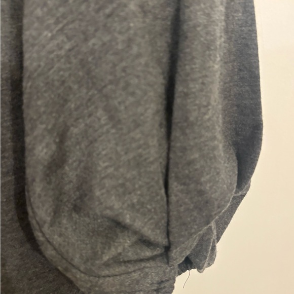 LOFT Charcoal Balloon Sleeve Dress - Picture 4 of 6